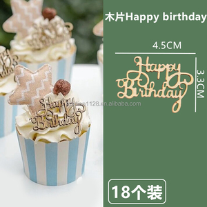 Vendita calda <span class=keywords><strong>di</strong></span> ritagli al Laser in legno biglietti d'auguri e decorazioni per auguri <span class=keywords><strong>di</strong></span> <span class=keywords><strong>compleanno</strong></span> lettere torta fatta a mano in legno accessori per torte - Product Image 3