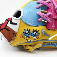 Diseño especial y directo de fábrica al por mayor personalizado Kip guante de softbol de cuero para jóvenes adultos