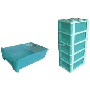 Plastic multi layer drawer injection mold maker manufacturer 2 color folding customized