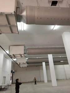 100% 폴리에스터 방염성 유연한 에어삭스 원단 HVAC 시스템 현대 산업 디자인 학교 호텔 사무실 건물용 - Product Image 3