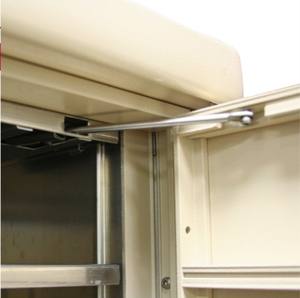 Unidad de Buzón Metálico con 8 Puertas y 4 Casilleros para Paquetes, Montaje en Pared, Diseño Minimalista y Duradero, con Orificio para Cerradura de Correos (USPS) - Product Image 6