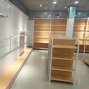 단면/양면 슈퍼마켓 선반 현대 철 편의점 선반 식료품 점 금속 슈퍼마켓 스태킹 디스플레이 랙 - Product Image 5