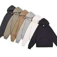 Sweat-shirts à capuche surdimensionnés en coton 100% de haute qualité, 460 grammes, avec logo personnalisé, plusieurs couleurs, vente en gros