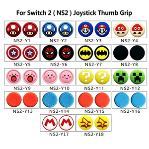 Capuchons de joystick lumineux en silicone Mix Design pour manette de jeu <span class=keywords><strong>Switch</strong></span> 2 - Product Image 1