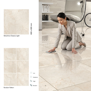 Baldosas de Porcelana con Efecto Mármol Natural Breccia, 600x600mm, Revestimiento Cerámico Esmaltado - Product Image 5