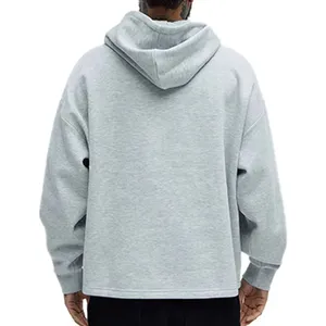 Felpe <span class=keywords><strong>con</strong></span> Cappuccio Personalizzate Senza <span class=keywords><strong>Elastico</strong></span> in Orlo, Oversize in Cotone Spesso Felpato, Felpe <span class=keywords><strong>con</strong></span> Cappuccio 3D in Rilievo, Taglie Forti, Felpe da Uomo OEM - Product Image 3