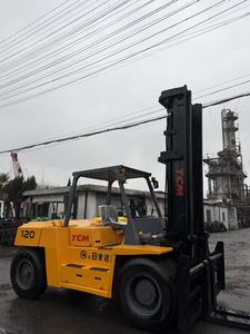 Montacargas Diésel Usado de 12 Toneladas TCM/Komatsu/T-o-y-o-t-a TCM FD120 FD100 con Motor de Alta Potencia en Venta - Product Image 6