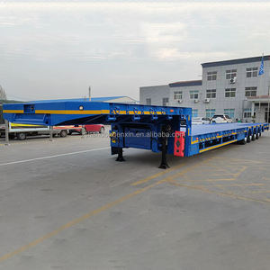 Bonne qualité 3 4 <span class=keywords><strong>essieux</strong></span> 60 100 120 tonnes hydraulique extensible col de cygne bas lit chargeur plate-forme Lowbed semi-<span class=keywords><strong>remorque</strong></span> à vendre - Product Image 6