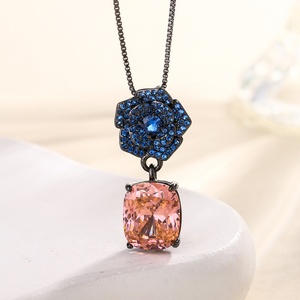 Ensemble de bijoux vintage en cuivre plaqué or noir écologique, fleur de rose, 10*12mm, boucles d'oreilles et collier camélia pour femme, cadeau - Product Image 4