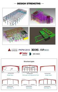 Precio de Fábrica, Estructura de Acero Prefabricada, Almacén, Nave Industrial, Hangar Metálico - Product Image 5