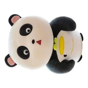 Kinderen Slapen Knuffel Praten Met Dier Buddy Kussen Speelgoed Schattige Fat Cartoon Citroen Panda Plushie Groothandel Valentijn Pluche Panda Speelgoed