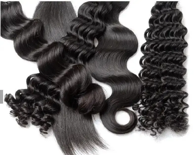 कुंवारी बाल शरीर की लहर बंडल प्राकृतिक काले रंग 100g के साथ डबल कपड़ा मध्यम उच्च बाजार के लिए ब्राजील के बालों