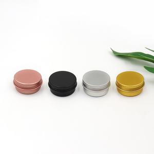 Recipiente de Almacenamiento Metálico, Lata Redonda de Aluminio Negra de 1oz, Latas Negras Mate, Latas de Aluminio - Product Image 6