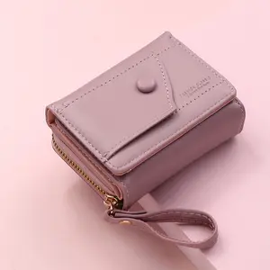 Factory outlet 2022 new lady Korean version of creative fashion exquisite small purse student clasp short coin purse