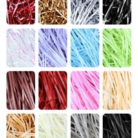 Papier froissé coloré en gros, papier déchiqueté, rembourrage en papier crépon pour cadeaux et cosmétiques