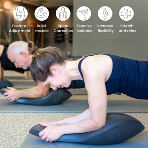 ONEMAX Großhandel Pilates Studio Oov Yoga Wirbelsäulen korrektor Hot Life Übung Back Core Training PU Material Schwarz Multifunktion - Product Image 2