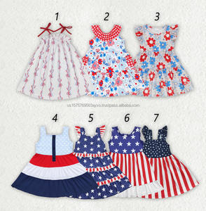 Vêtements pour enfants en gros RTS : Robe d'été à volants et nœuds pour bébés et jeunes filles - Product Image 5