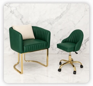 Ensemble de mobilier de salon : Table de manucure, Fauteuil de pédicure, Lit de beauté, Tabouret de technicien, Canapé d'attente, Équipement professionnel pour salon de beauté - Product Image 6