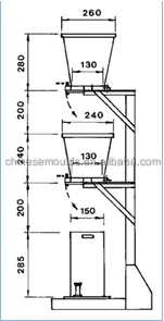 Taze Beton İşlenebilirlik Testi için Sıkıştırma Faktörü Cihazı - Product Image 5