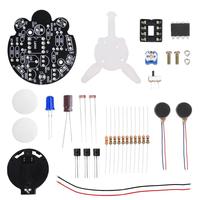 Kit de bricolage électronique à mouvement photosensible Firefly, pièces pour débutants, apprendre à souder, kit amusant fait à la main, cadeau adapté aux expériences d'étudiants