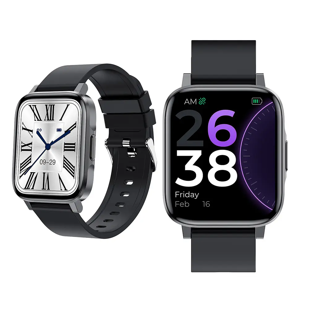 Reloj inteligente F60 con certificado ce rohs, pulsera con logotipo personalizado, compatible con ios y android