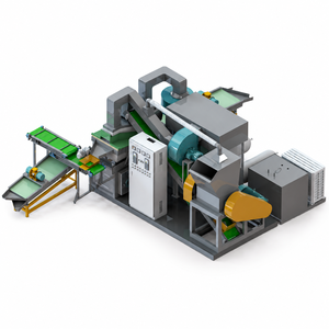 Machine de recyclage automatique de fil de cuivre 300-500 kg/h, granulateur de câbles, usine de séparation de câbles secs, certifiée CE - Product Image 1