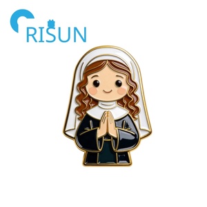 Medaglia Personalizzata di Santa <span class=keywords><strong>Rita</strong></span> da Cascia all'Ingrosso, Ciondolo Medaglione Religioso Cattolico Personalizzabile - Product Image 4