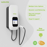 Cargador Rápido para Vehículos Eléctricos GBT Smart Home AC de 11-22kW, 16-32A, 1/3 Fases, Nivel 2, Wallbox GBT Tipo 2 para Asia Central