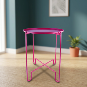 Support de Table basse design rose foncé pour la cuisine de bureau à domicile avec support de Table couleur de revêtement de puissance unique - Product Image 5