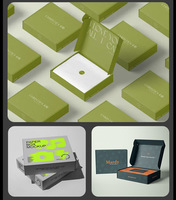 Caja de Cartón Resistente con Forma de Libro, Reutilizable, Dimensiones Personalizadas, Doble Cara, Impermeable, Directo de Fábrica