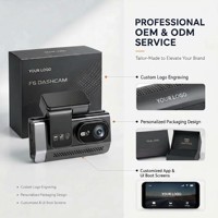 Kamera Dasbor Ganda 4K+2.5K Depan dan Belakang dengan Penglihatan Malam WDR untuk Mobil, WiFi 5.8G/2.4G, G-Sensor, Penguncian Darurat, DVR Mobil