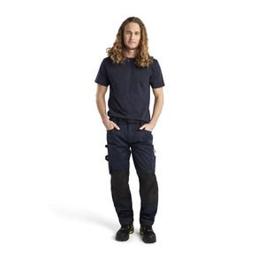 BLAKLADER - 155618608699C46 Pantalones sin bolsillos para uñas Azul marino oscuro/Negro-EAN 7330509764541 PANTALONES DE TRABAJO CARGO - Product Image 3