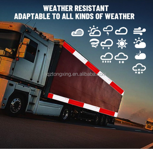 Cường độ cao khả năng hiển thị phản chiếu an toàn màu đỏ và trắng DOT-C2 khả năng hiển thị cao băng phản chiếu cho xe tải và an toàn đường bộ - Product Image 5