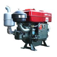 Motor Diésel Monocilíndrico de Alta Calidad, Refrigerado por Agua, de Cuatro Tiempos, ZS1115-22, Motor de Arranque de 22 Caballos de Fuerza