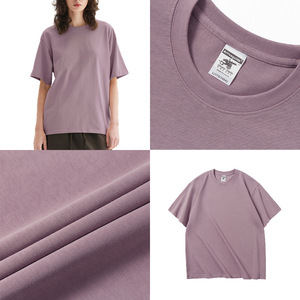 เสื้อยืดแขนสั้นผู้ชาย รุ่นซัมเมอร์ <span class=keywords><strong>AG</strong></span> 280 กรัม ผ้าฝ้ายแท้ ยูนิเซ็กส์ สีพื้น คอกลม หนานุ่ม สไตล์วินเทจ แบรนด์ดัง ทรงหลวม - Product Image 4