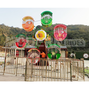 Children Fairground Rides Factory Sale 10 Seats <b>Small</b> Outdoor Amusement Park Christmas Theme Mini Ferris Wheel Rides For Kids - Product Image 3