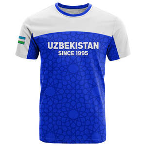 Jersey Sepak Bola Uzbekistan 2026WC White Wolves Turanians Custom Sublimasi Kaos Pria Sepak Bola Bernapas Olahraga Lengan Pendek - Product Image 2