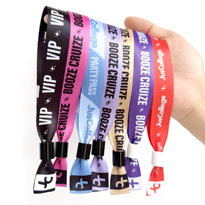<span class=keywords><strong>Pulseras</strong></span> Promocionales Personalizadas con Logotipo, <span class=keywords><strong>Pulseras</strong></span> de Tela de Poliéster Tejidas para Eventos y Festivales, <span class=keywords><strong>Pulseras</strong></span> <span class=keywords><strong>totwoo</strong></span> - Product Image 1