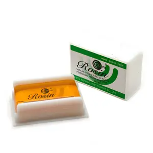 Leto #601 Violin Rosin Viola Rosin CELLO Rosin hình vuông với Hộp Nhựa Màu Xanh Lá Cây