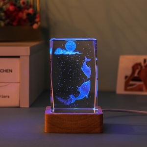 Hot-bán động vật có hoa văn phát sáng <span class=keywords><strong>3D</strong></span> tinh thể <span class=keywords><strong>laser</strong></span> với cơ sở <span class=keywords><strong>3D</strong></span> <span class=keywords><strong>laser</strong></span> Khắc tinh thể khối lập phương - Product Image 5