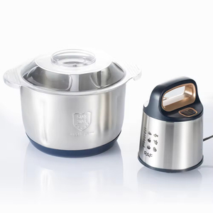 Nueva Picadora de Carne Multifunción de 5L, Picadora de Alimentos de Acero Inoxidable con 6 Cuchillas, Máquina para Hacer Fufu, Trituradora de Ñame, Procesador de Alimentos - Product Image 3
