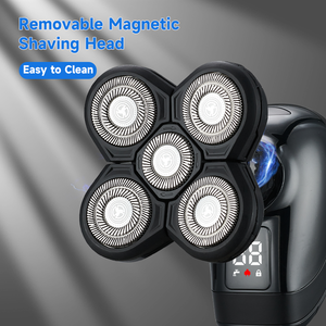 <span class=keywords><strong>Rasoir</strong></span> <span class=keywords><strong>électrique</strong></span> USB étanche IPX7 pour <span class=keywords><strong>homme</strong></span>, 10000 tr/min, tondeuse à cheveux, <span class=keywords><strong>rasoir</strong></span> rotatif flottant 5D, multifonctionnel 5-<span class=keywords><strong>en</strong></span>-1 pour le visage - Product Image 2