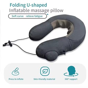 Riway katlanır şişme seyahat taşınabilir u-şekilli yoğurma boyun servikal İşlevli masaj hava yastığı akıllı masaj yastığı - Product Image 2