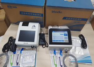Test rapide automatique réutilisable de la progestérone Wondfo YG-102 pour cliniques vétérinaires, certifié CE Classe II, avec prise secteur, garantie 1 an - Product Image 6
