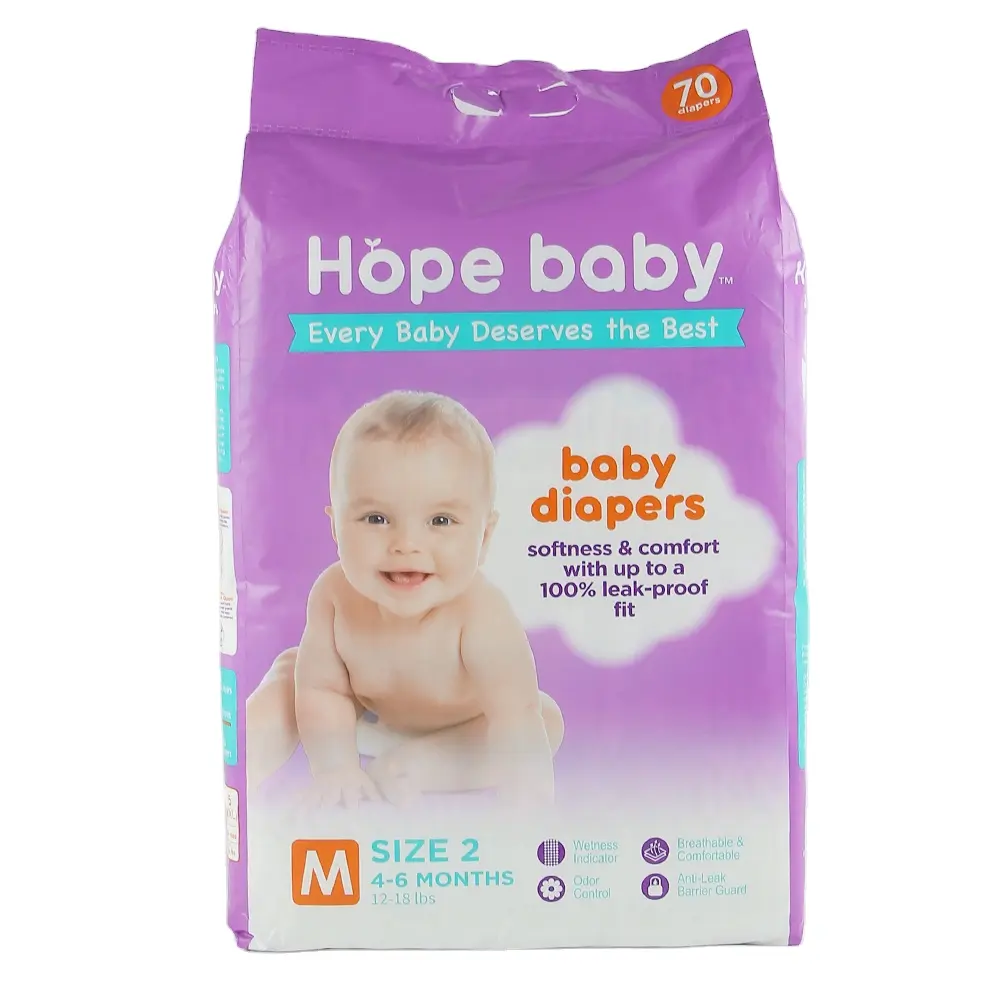 Prodotti per l'igiene monouso pannolino di fabbrica personalizzato pannolino per bambini all'ingrosso taglia 3 pannolini per neonati