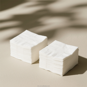 Serviettes en Papier Blanches Personnalisables 2 ou 3 Plis avec Logo – Dîner et Cocktail pour Mariage - Product Image 4