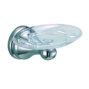Bathroom Toothbrush Holder Set Zinc Alloy Base Acrylic Cup Chrome Wall Mounted Bathroom <b>Accessories</b> - Product Image 3