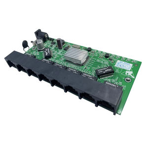 공장 맞춤형 8 12 16 24 포트 기가비트 L2 관리형 OpenWRT 2 X 1G 광학 SFP 48V 액티브 이더넷 PoE 스위치 - Product Image 5