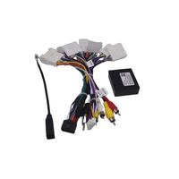 Kabel Harness Daya untuk Navigasi Android Toyota 16Pin, Kabel Harness Radio Stereo Mobil, Adaptor Kabel, Kotak Canbus, Mendukung JBL AMP