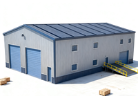Entrepôt de structure en acier préfabriqué moderne à vente chaude-Assemblage rapide Résistance à la corrosion à haute température Couleur personnalisée